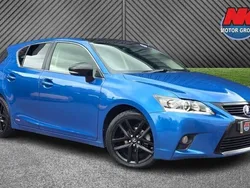 Blue/black Used 2017 Lexus CT200h Sport Line Hatchback | £12,499 (Fair price)