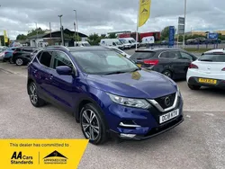 Blue Used 2018 Nissan Qashqai N-Connecta SUV | £9,995 (Fair price)