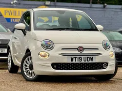White Used 2019 Fiat 500 Lounge Hatchback | £6,995 (Fair price)