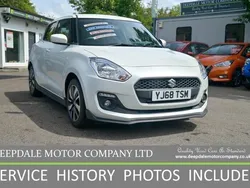 White Used 2019 Suzuki Swift Hatchback | £8,990 (Fair price)