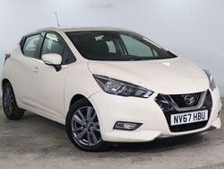 White Used 2018 Nissan Micra Acenta Hatchback | £7,475 (Fair price)