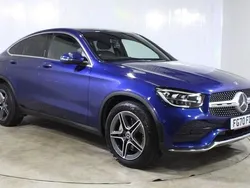 Blue Used 2020 Mercedes GLC300 AMG line Coupe | £30,000 (Good price)
