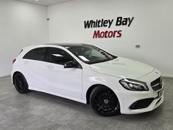 White Used 2017 Mercedes A200 AMG Line Premium Plus Hatchback | £12,990 (Fair price)
