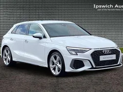 White Used 2023 Audi A3 S-Line Hatchback | £22,899 (Fair price)