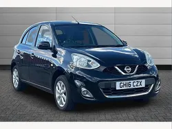 Sapphire black Used 2016 Nissan Micra Acenta Hatchback | £8,490 (Fair price)