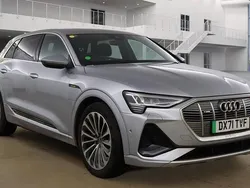 Silver Used 2021 Audi e-tron S-Line SUV | £19,299 (Good price)