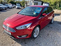 Red Used 2017 Ford Focus Titanium X Hatchback | £5,795 (Fair price)