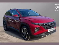 Sunset red Used 2022 Hyundai Tucson Ultimate SUV | £21,057 (Good price)
