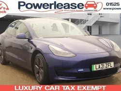 Blue Used 2021 Tesla Model 3 Standard Range Plus Sedan | £16,244 (Super price)