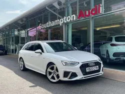 White Used 2023 Audi A4 S-Line Estate | £24,990 (Fair price)