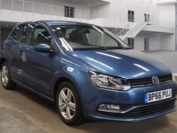 Blue Used 2016 VW Polo Match Hatchback | £7,299 (Fair price)