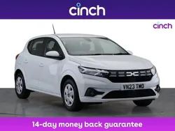 White Used 2023 Dacia Sandero Expression Hatchback | £11,849 (Fair price)