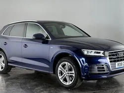 Blue Used 2018 Audi Q5 S-Line SUV | £18,750 (Fair price)