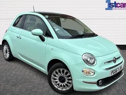 Green Used 2017 Fiat 500 Lounge Hatchback | £5,289 (Fair price)