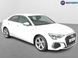 White Used 2023 Audi A3 S-Line Sedan | £18,799 (Good price)