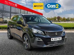 Black Used 2018 Peugeot 3008 Active SUV | £12,000 (Fair price)