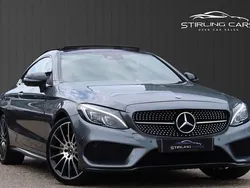 Grey Used 2017 Mercedes C200 AMG line Coupe | £14,489 (A bit pricey)