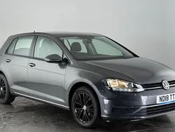 Grey Used 2018 VW Golf VII SE Hatchback | £10,750 (Fair price)