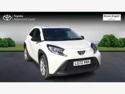White Used 2022 Toyota Aygo PURE Hatchback | £14,244 (Fair price)