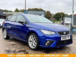 Blue Used 2018 Seat Ibiza FR Hatchback | £10,695 (Fair price)
