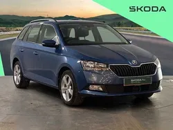 Titan blue metallic Used 2021 Skoda Fabia SE Estate | £12,948 (Fair price)