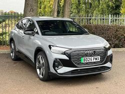 Grey New 2025 Audi Q4 Sportback e-tron Black Edition SUV | £40,990 (A bit pricey)
