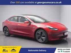 Red Used 2019 Tesla Model 3 Long Range AWD Sedan | £16,000 (Fair price)