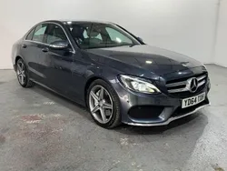 Grey Used 2014 Mercedes C250 AMG line Sedan | £8,495 (Fair price)
