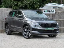 Graphite grey metallic Used 2024 Skoda Karoq SportLine SUV | £25,795 (Fair price)