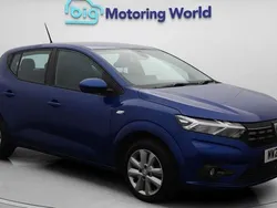 Blue Used 2021 Dacia Sandero Comfort Hatchback | £8,100 (Good price)