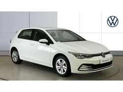 White Used 2021 VW Golf VIII Life Hatchback | £16,995 (Good price)
