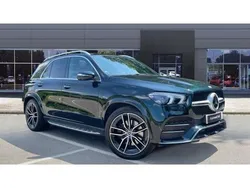 Green Used 2023 Mercedes GLE400 AMG line SUV | £58,486 (Expensive)