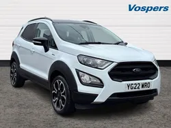 White Used 2022 Ford Ecosport Active SUV | £14,400 (Fair price)
