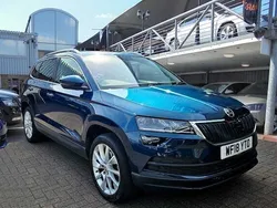 Blue Used 2018 Skoda Karoq SE L SUV | £15,480 (Fair price)