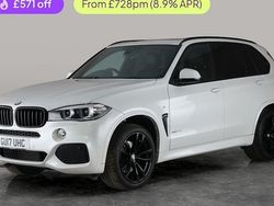 White Used 2017 BMW X5 M Sport SUV | £24,936 (Fair price)