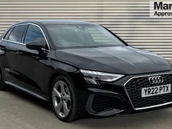 Black Used 2022 Audi A3 S-Line Hatchback | £22,418 (Fair price)