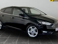 Black Used 2017 Ford Focus Zetec Hatchback | £7,495 (Fair price)