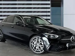 Black Used 2024 Mercedes C300 AMG Line Premium Plus Sedan | £41,825