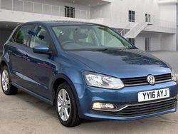 Blue Used 2016 VW Polo Match Hatchback | £5,295 (Fair price)