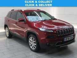Red Used 2018 Jeep Cherokee Limited SUV | £11,250 (Fair price)