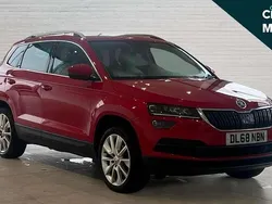 Red Used 2019 Skoda Karoq SE L SUV | £15,439 (Fair price)