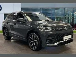 Grey New 2025 VW Tiguan R-line SUV | £36,897 (Expensive)