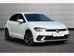White New 2025 VW Polo Match Hatchback | £21,395 (Good price)