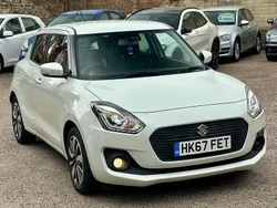 White Used 2017 Suzuki Swift SZ5 Hatchback | £6,895 (A bit pricey)