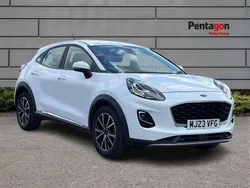 Frozen white premium paint Used 2023 Ford Puma Titanium SUV | £15,895 (Good price)