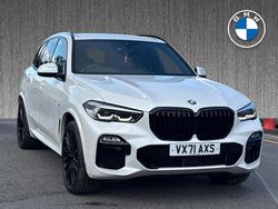 White Used 2021 BMW X5 M Sport SUV | £46,399 (Fair price)