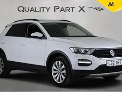White Used 2021 VW T-Roc SE SUV | £15,780 (Good price)
