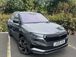 Graphite grey metallic Used 2025 Skoda Karoq SportLine SUV | £35,490 (Expensive)