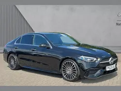 Black Used 2025 Mercedes C200 AMG Line Premium Plus Sedan | £44,280