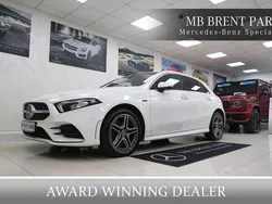 White Used 2021 Mercedes A250 AMG Line Premium Hatchback | £17,000 (Fair price)